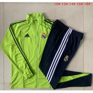 Chándal Real Madrid 2025/26 (Retro Green Long zipper) - NIÑOS